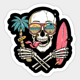 Super cool skull Sticker